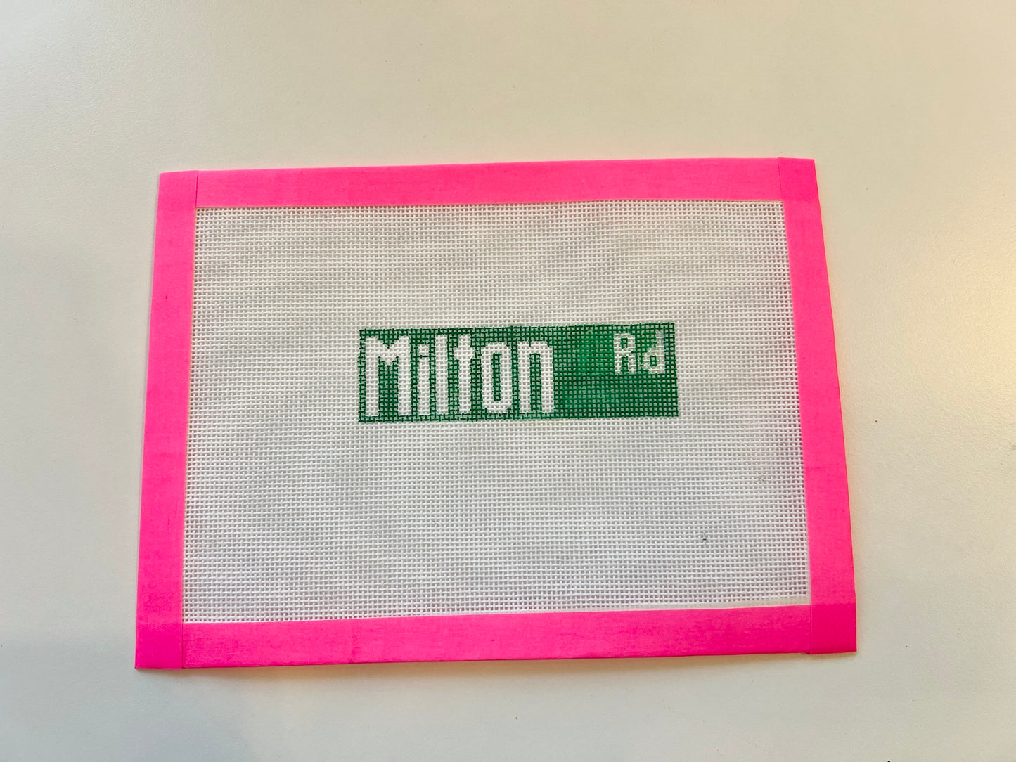 Milton Road Sign